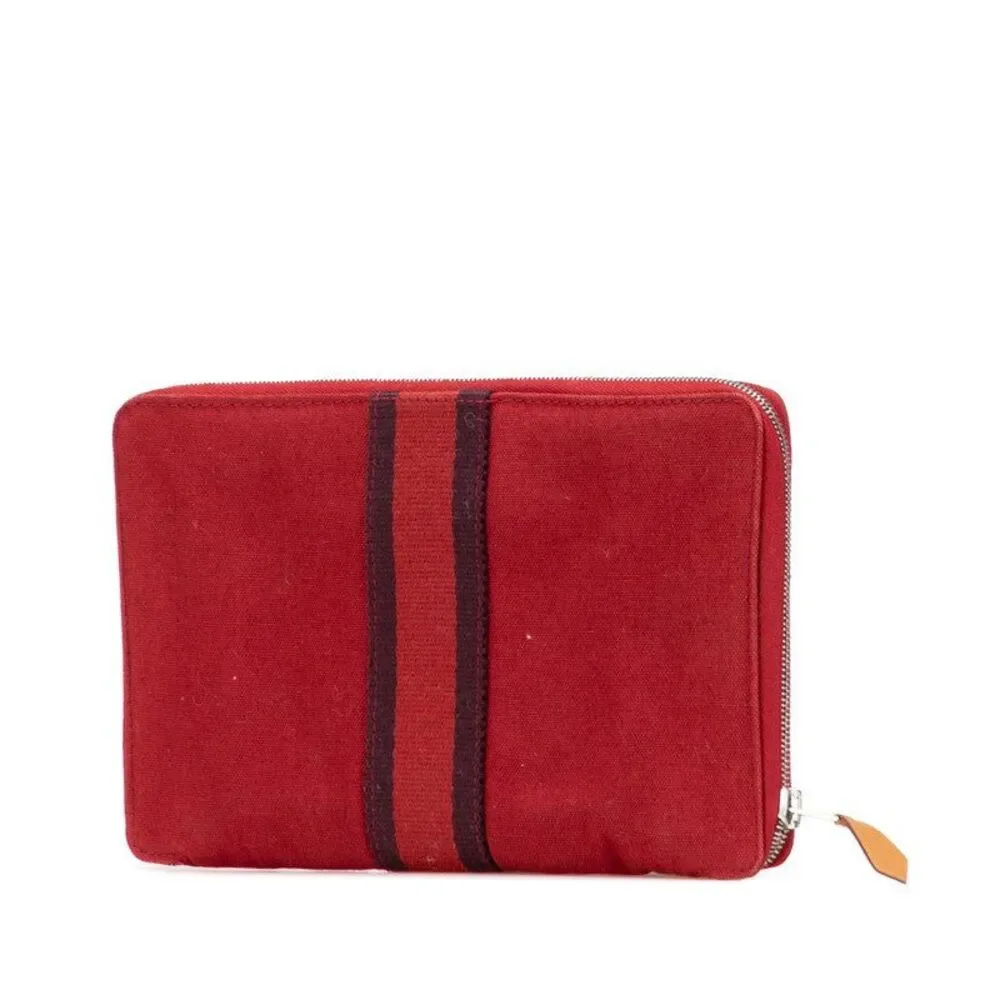 Hermes Fourre Tout Multi Purse GM Canvas Long Wallet